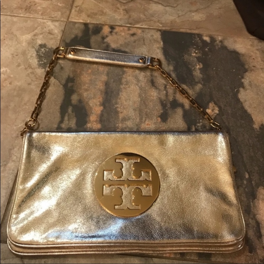Tory Burch gold bag